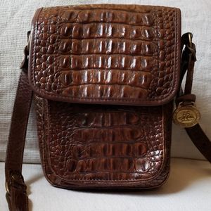 Brahmin vintage leather crossbody bag